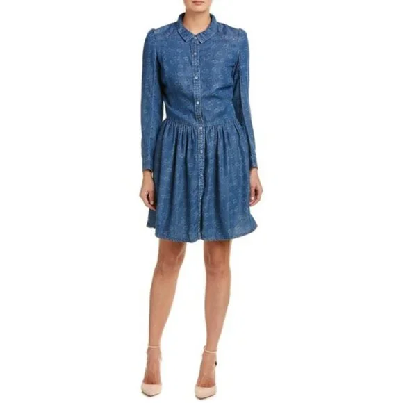 the kooples denim dress The Kooples Day dress - light blue/blue